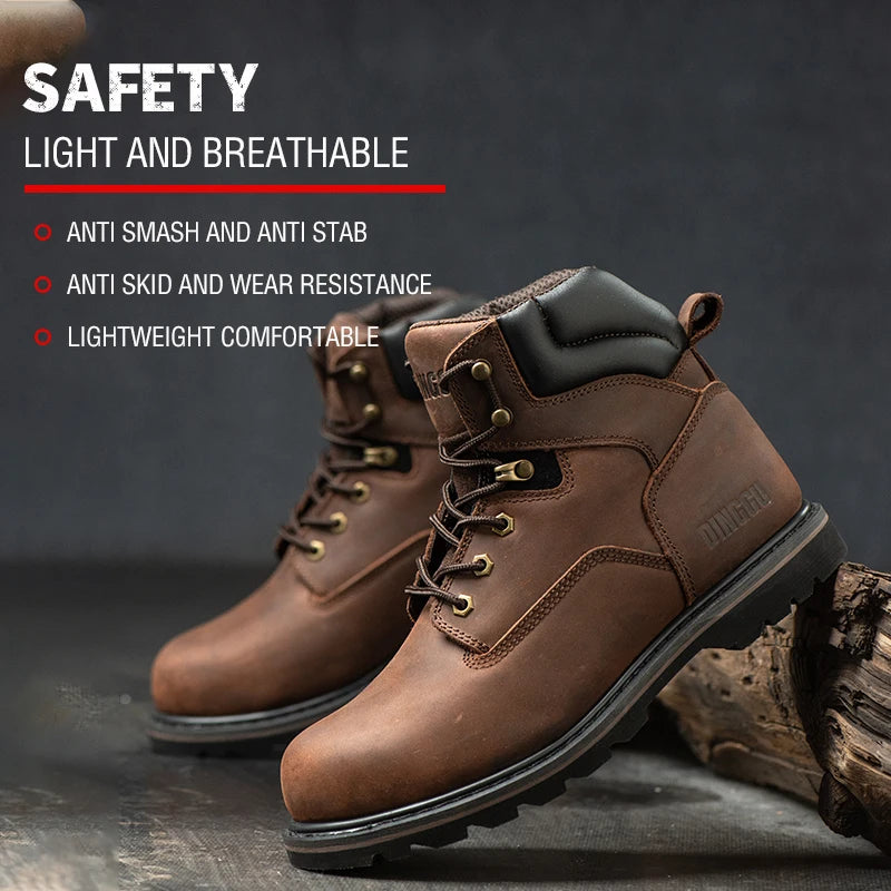 Lightweight Breathable Industrial Construction Sneakers Protective Shoes for Comfortable Work at Construction Site