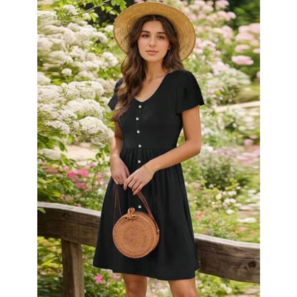 【New style】Dresses For Women, Summer Dresses, Vacation Dresses For Women, Casual Dresses For Women, Basic Pastoral A-Line Midi
