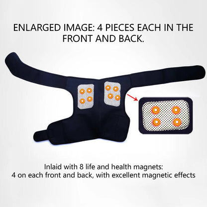 Adjustable Self-heating Shoulder Massager Brace Cervical Pain Relief Muscle Relaxation Pads For Joint Pain Relief Physiotherapy