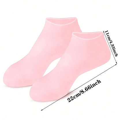 Universal silicone foot repair foot mask moisturizing foot spa mask effectively moisturizes foot protection socks foot care tool
