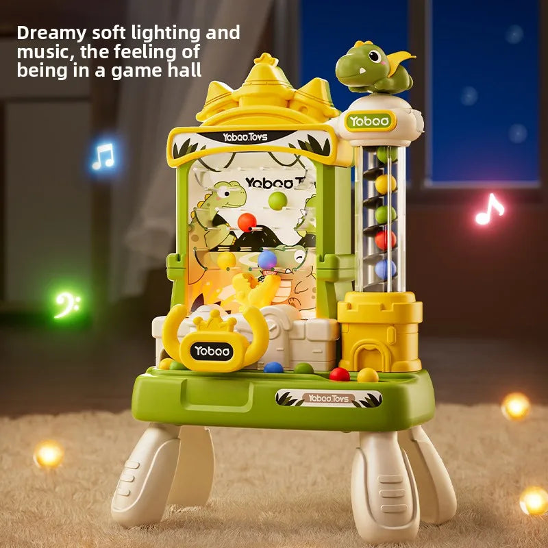 Children Electric Ball Catching Machine Educational Castle Desktop Games Machines Toys Funny Parent-child Interaction Toys Gifts