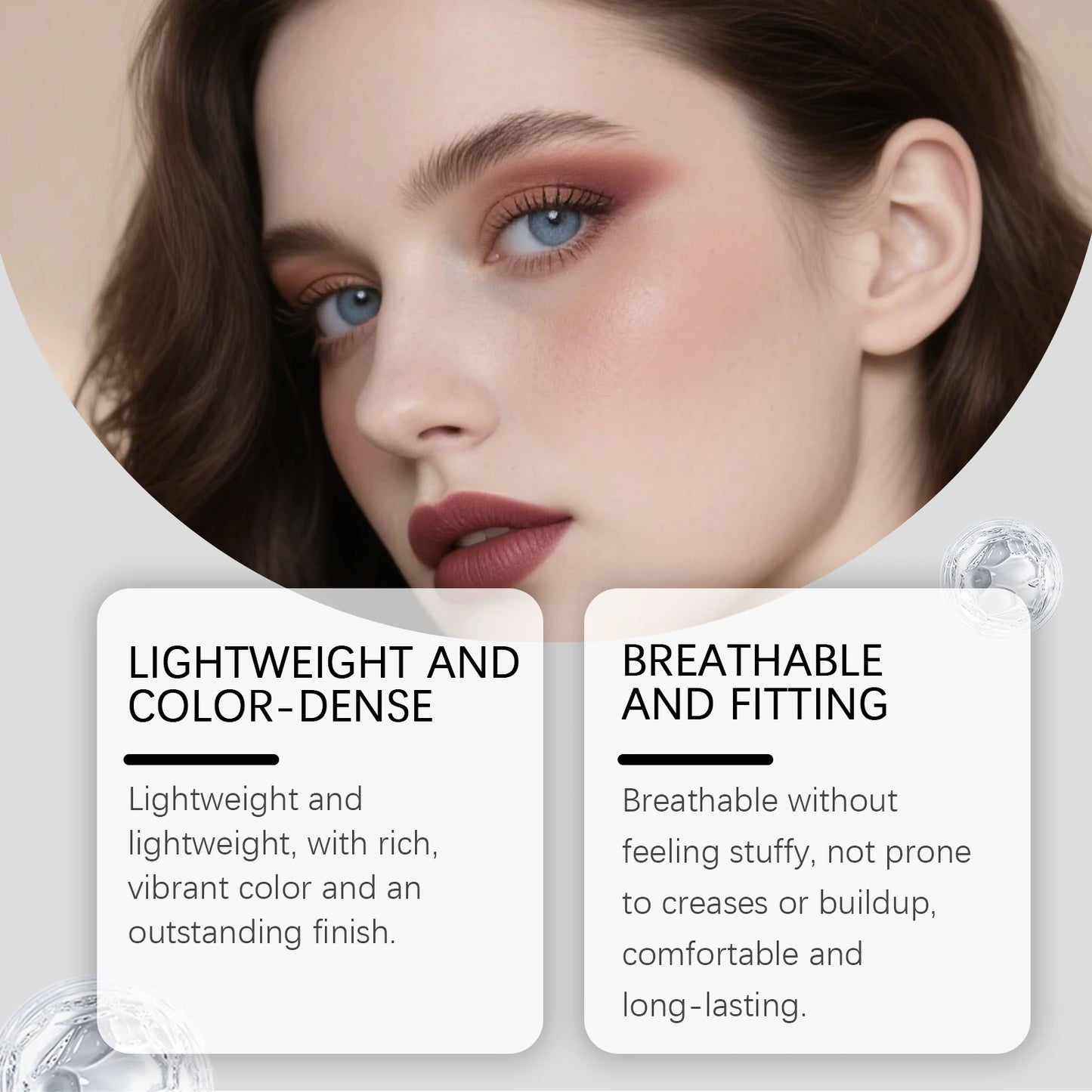Waterproof Smudge-Proof 9-Color Eyeshadow Palette Multi-Use Long-Lasting Non-Fading Eye Makeup Parties Daily Gatherings
