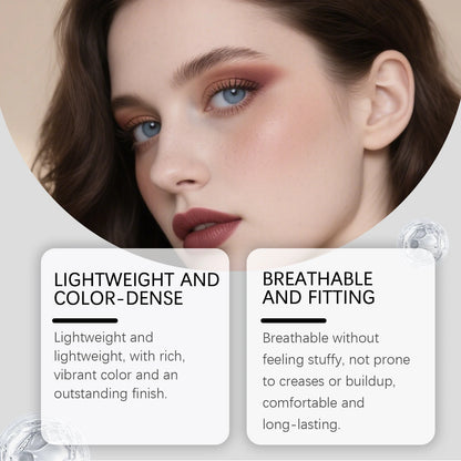 Waterproof Smudge-Proof 9-Color Eyeshadow Palette Multi-Use Long-Lasting Non-Fading Eye Makeup Parties Daily Gatherings