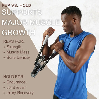RELIFE Hydraulic Power Twister Arm Trainer Adjustable 22–440LB Chest & Arm Workout Equipment with Smart Rep Counter Portable