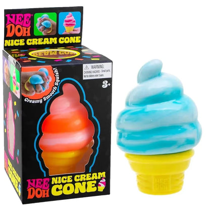 Schylling Colorful Ice Cream Squishy Toy - Sensory Fidget Squeeze Stress Relief Anti-Anxiety Focus for Adults And Kids