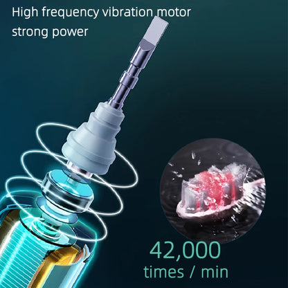 Electric Toothbrush Rotary Cleaning Teeth Brush Waterproof Electronic Tooth Brush With Timer USB Rechargeable Toothbrush 10 head