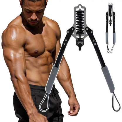 RELIFE Hydraulic Power Twister Arm Trainer Adjustable 22–440LB Chest & Arm Workout Equipment with Smart Rep Counter Portable