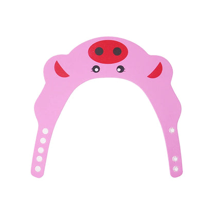 Cute Animal Shower Cap Safety Eye Protection Ear Protection Lightweight Cute Cartoon Baby Bath Protective Cap Shampoo Bath Care