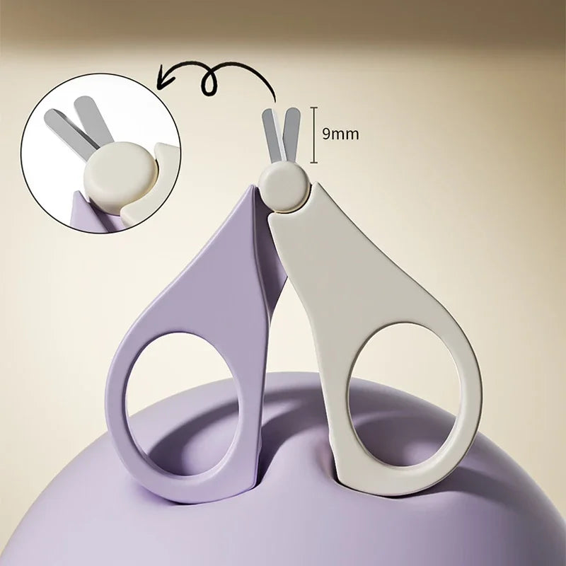 Newborn Safety Scissors Anti-Clip Nail Clippers Baby Nail Trimmer Baby Nail Scissor Baby Nail Care Tool Set