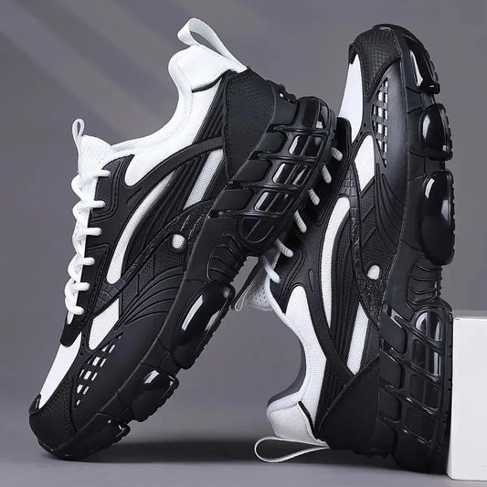 Men's Athletic Shoes • Low-Top Casual Lace-Up Sneakers • Comfortable Lightweight Footwear