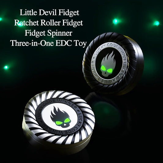 EDC Fidget Toys Fidget Spinner Clicker Fidget Ratchet Roller Fidget Little Devil Fidget Stress Relief Toys Adult Kid Gift