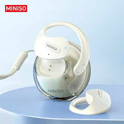 MINISO X15 PRO OWS Bluetooth Headset 5.4 Bluetooth  EarphonesButton Control Noise Cancelling Ear Hanging Headphones With Mic