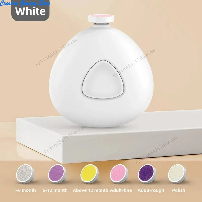 Electric Nail Polisher Baby Automatic Nail Clipper Multifunctional Portable Nail File Children's Nail Clipper Set Baby Care