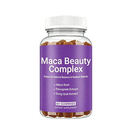 Black Maca Supplement - Natural Nergizer, Improve Performance, Energy, Endurance Muscle Mass Improve, Balance Hormones 60 Gummies