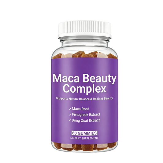 Black Maca Supplement - Natural Nergizer, Improve Performance, Energy, Endurance Muscle Mass Improve, Balance Hormones 60 Gummies