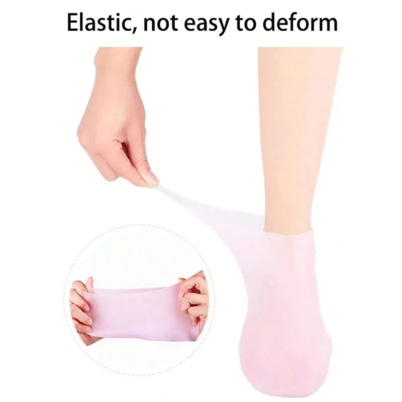 Universal silicone foot repair foot mask moisturizing foot spa mask effectively moisturizes foot protection socks foot care tool