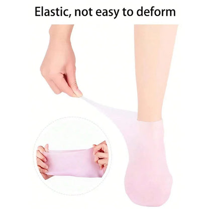 Universal silicone foot repair foot mask moisturizing foot spa mask effectively moisturizes foot protection socks foot care tool