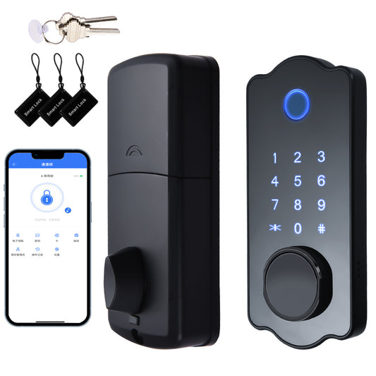 5-in-1 Smart Water-Resistant Door Lock with Auto Lock &